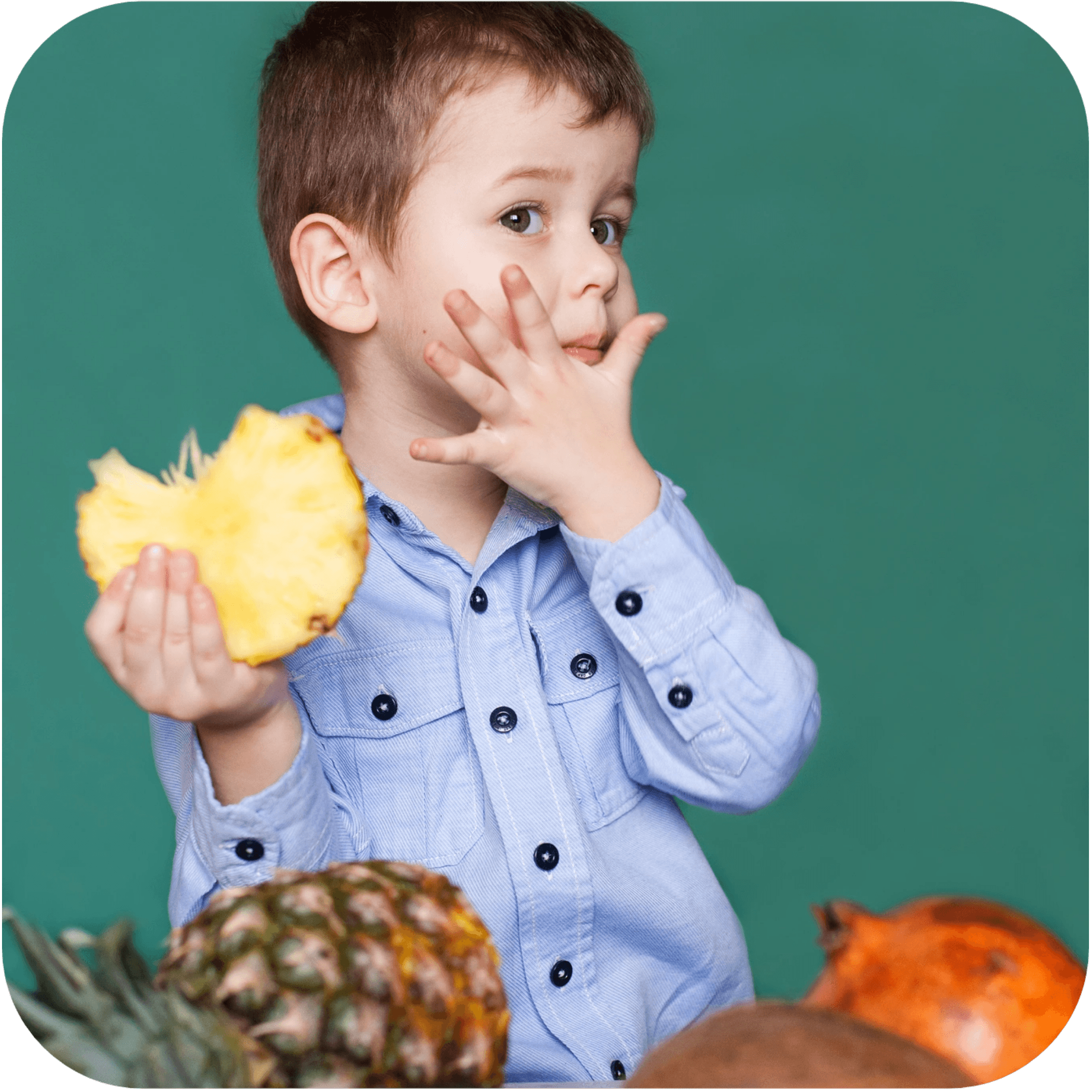 Home niño frutas